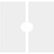 Ekena Millwork Knox Architectural Grade PVC Contemporary Ceiling Medallion, Two Piece, 16"OD x 3"ID x 5 1/2"C x 1"P CMP16KX2-03000 - alternate 2